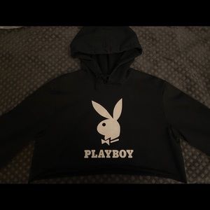 PAC Sun Playboy cropped hoodie